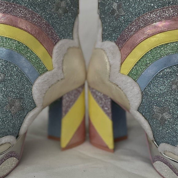 Daisy Dreams Boots- Irregular Choice- Taylor Swift - Unicorn Glitter- Size 8 - Picture 5 of 13